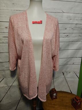 LuLaRoe Light Pink Open-Front Women's Cardigan